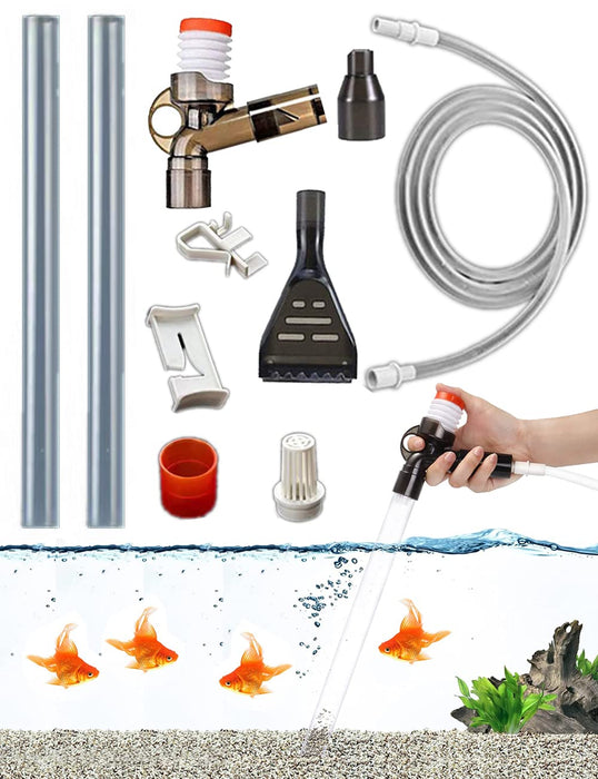 9 PCS Fish Tank Aquarium Gravel Cleaner Fish Tank Cleaner Kit Quick Water Change
