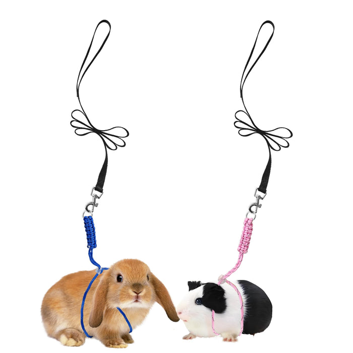 Handmade Figure 8 Harness and Leash for Ferrets/Bearded Dragons/Guinea Pigs/Rats