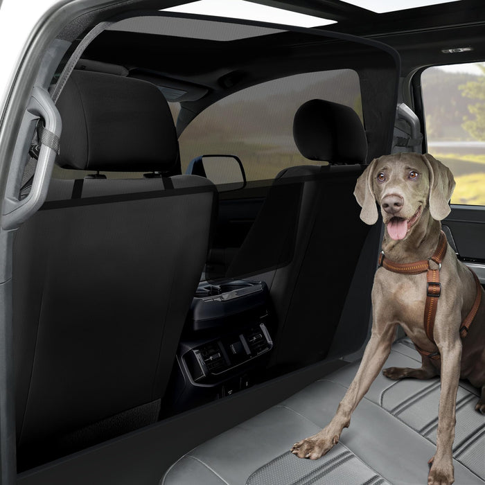 Mixsuper Dog Car Barrier 61.4" Wide Vehicle Pet Barrier for Large Pickup Trucks