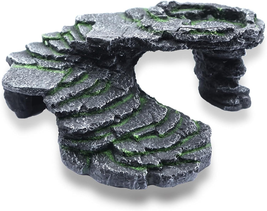 Turtle Resting Basking Platform Reptile Terrarium Shale Rock Reptile Habitat Acc